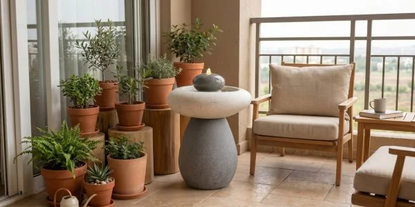 Zen Pebble Fountain