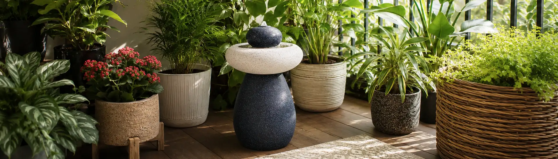 Zen Pebble Fountain